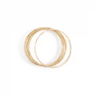 Lavanya set of seven gold bangle set